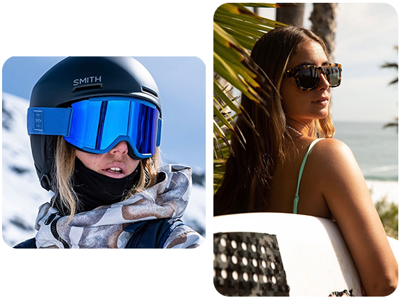 Sunglas & Goggles Top Section 1